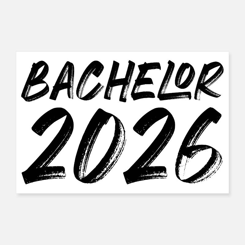 Bachelor 2026 Poster 12" x 8" (30x20 cm)