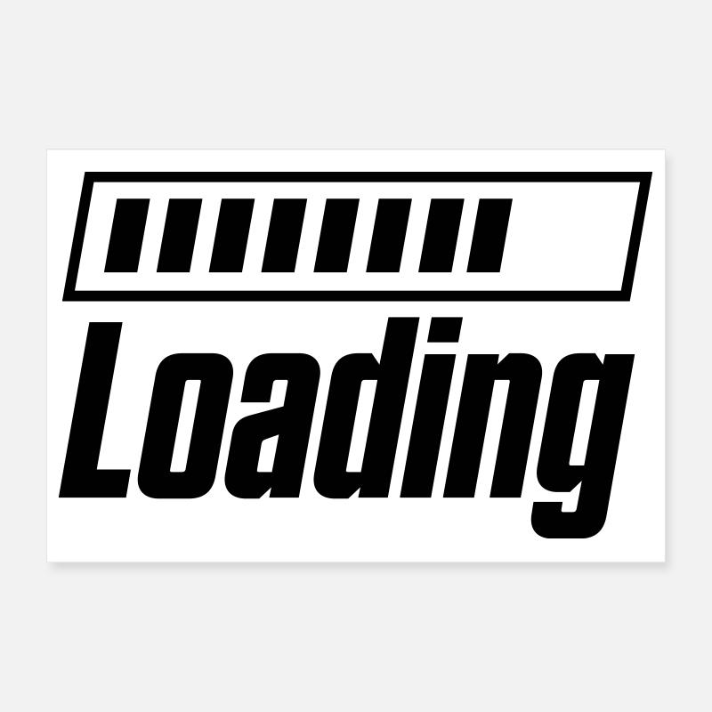 Loading Ladebalken Poster 30x20 cm