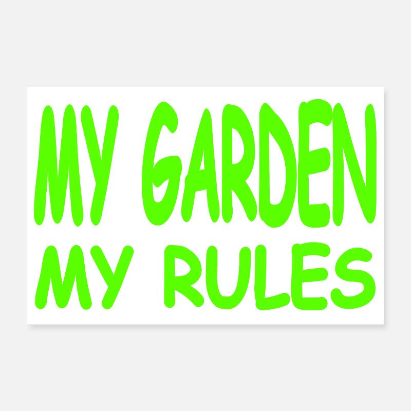 Garten Poster 30x20 cm