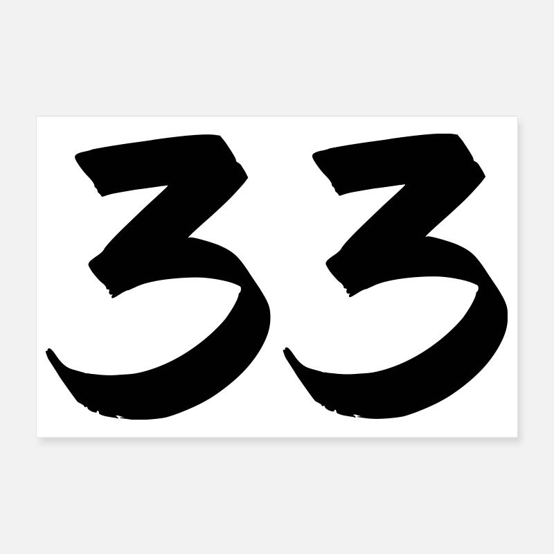 33 Poster 30 x 20 cm
