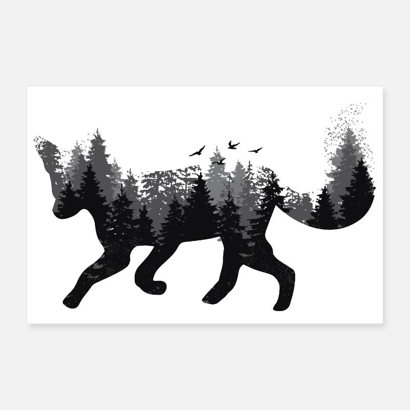 Fuchs & Wald Poster 30x20 cm
