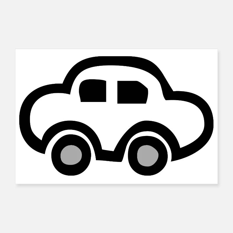 Car Poster 12" x 8" (30x20 cm)