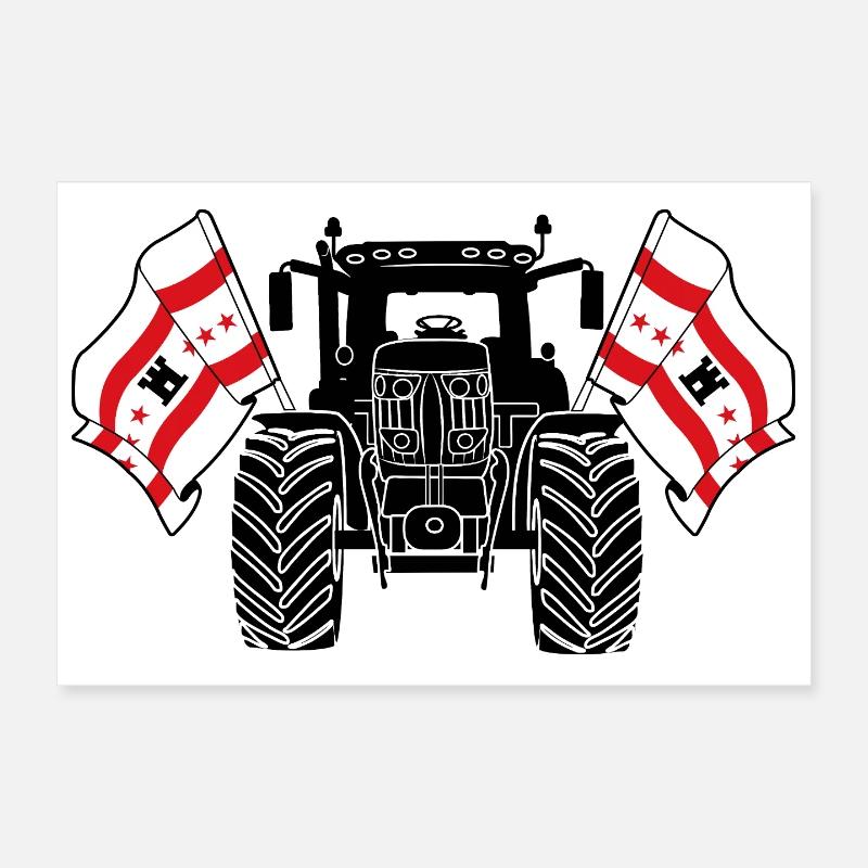 Drenthe_Tractor_Pride Poster 30 x 20 cm