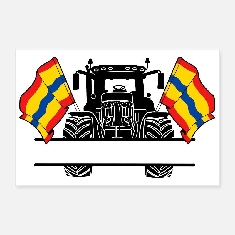 Overijssel_Tractor_Custom_Edition Poster 12" x 8" (30x20 cm)