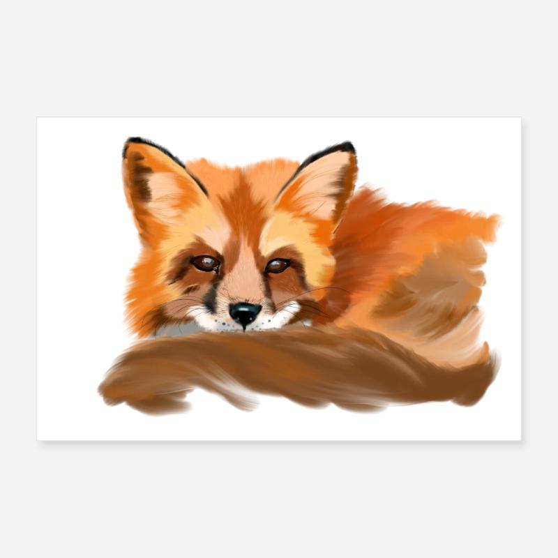 Fuchs Poster 30x20 cm