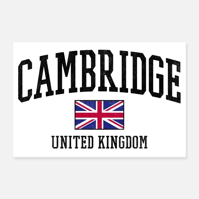 Cambridge Angleterre Poster 30 x 20 cm
