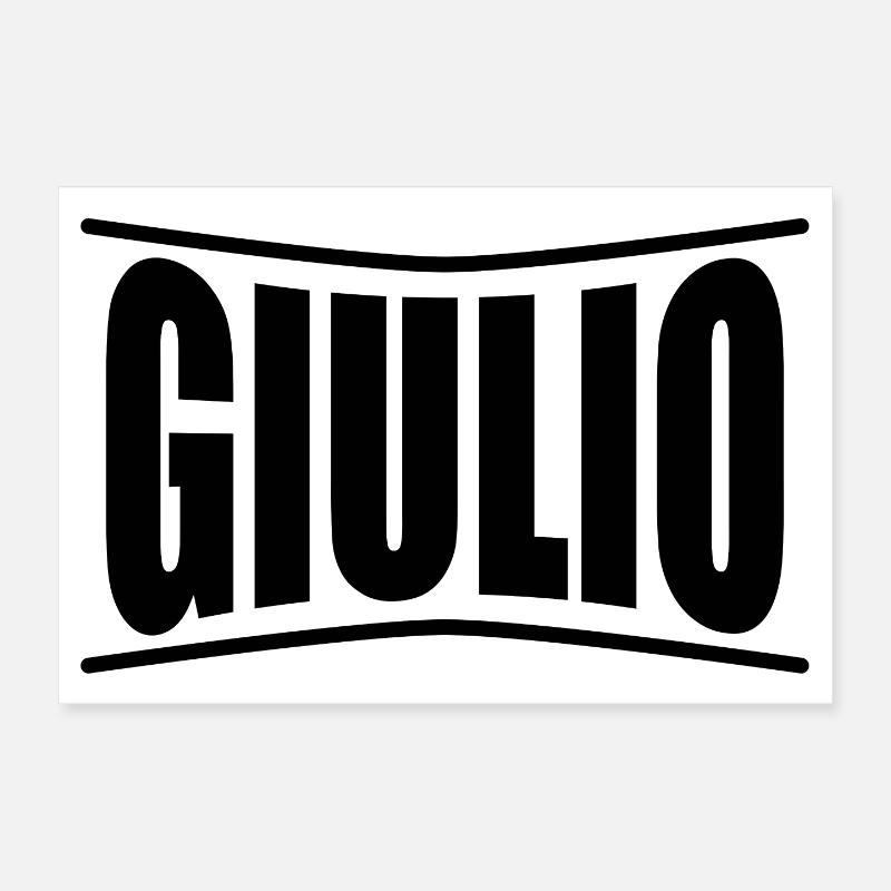 T-Shirt Giulio T-Shirt Geschenkidee Poster 30x20 cm