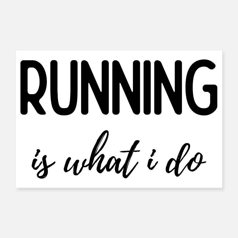 Courir, c’est ce que je fais Poster 30 x 20 cm