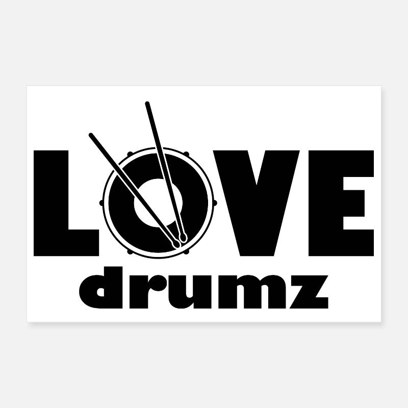 Liebe Drumz Poster 30x20 cm