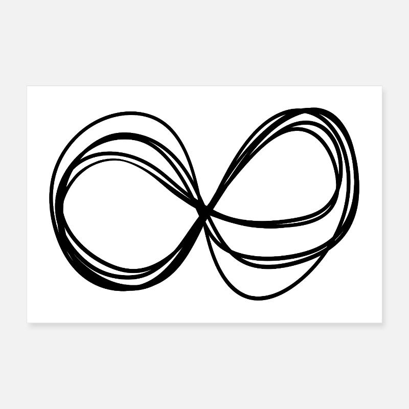 Abstrait sans fin L’infini toujours différent Poster 30 x 20 cm