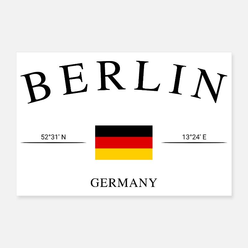 Berlin, Allemagne – Souvenir et cadeau de Noël Poster 30 x 20 cm