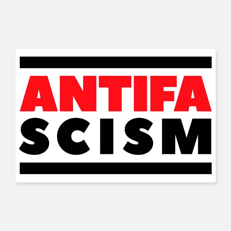 ANTIFA - Antifascisme Poster 30 x 20 cm