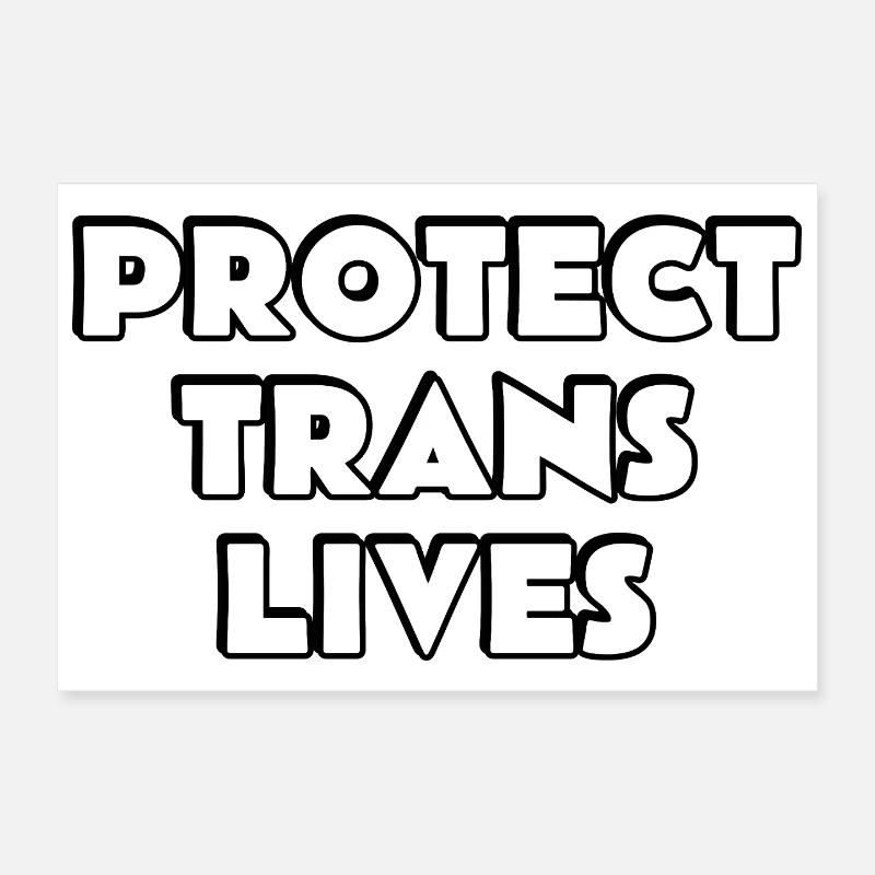 Protéger les vies trans Poster 30 x 20 cm