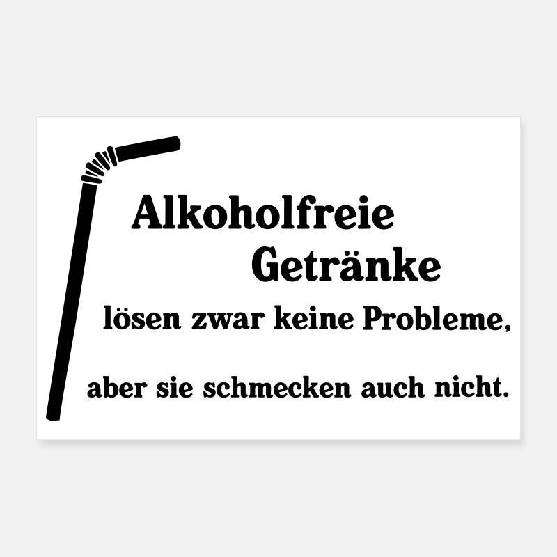 Boissons non alcoolisées Poster 30 x 20 cm