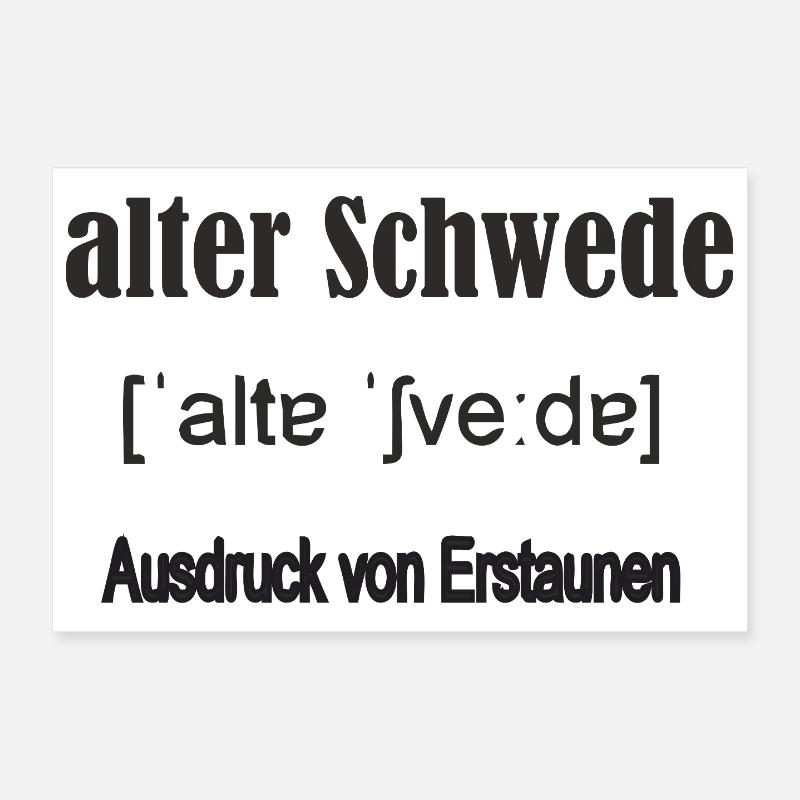 alter_schwede Poster 30 x 20 cm
