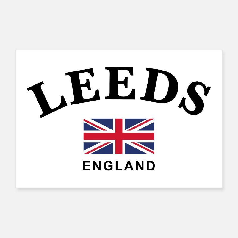Leeds, Angleterre Poster 30 x 20 cm