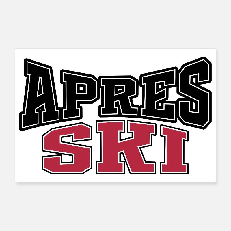 Apres Ski Poster 30x20 cm