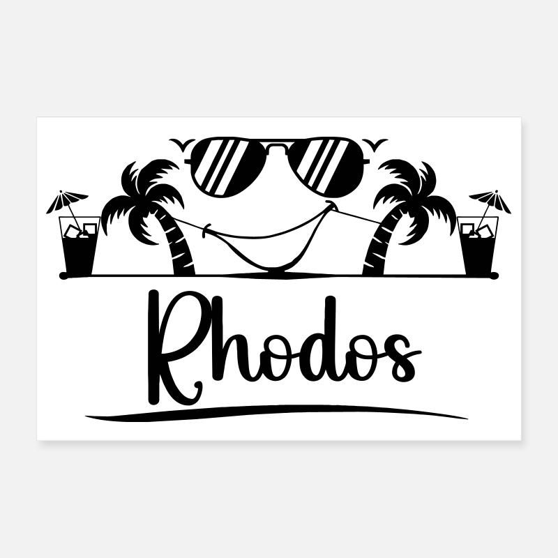Rodos Plakat o wymiarach 30x20 cm