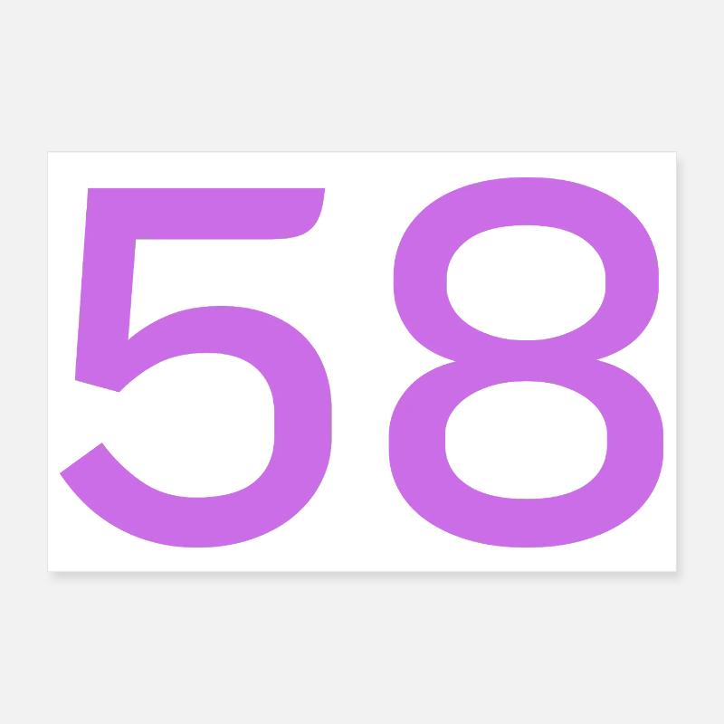 58 Poster 30 x 20 cm