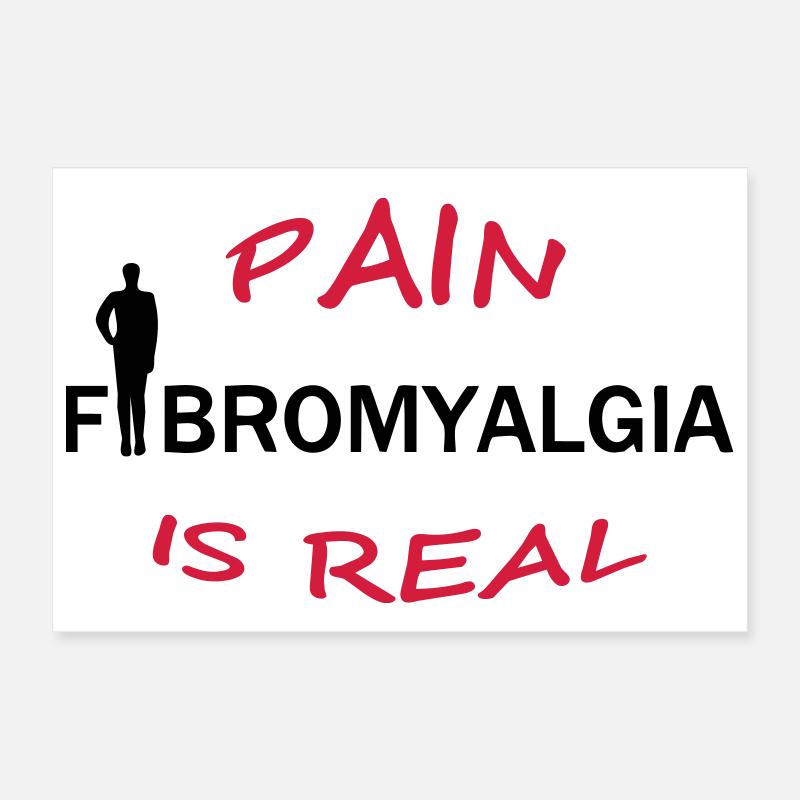 Fibromyalgia - Pain is real Geschenk Poster 30 x 20 cm