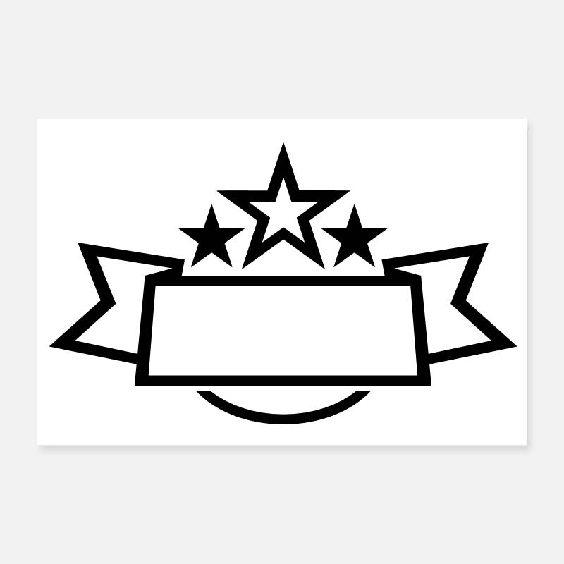 sterne banner Poster 30x20 cm