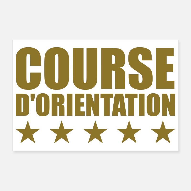 Course d'Orientation Poster 30 x 20 cm