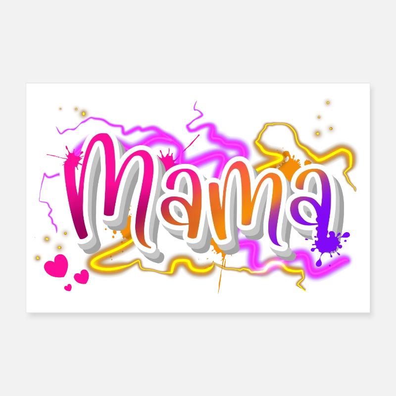 Mom Poster 12" x 8" (30x20 cm)