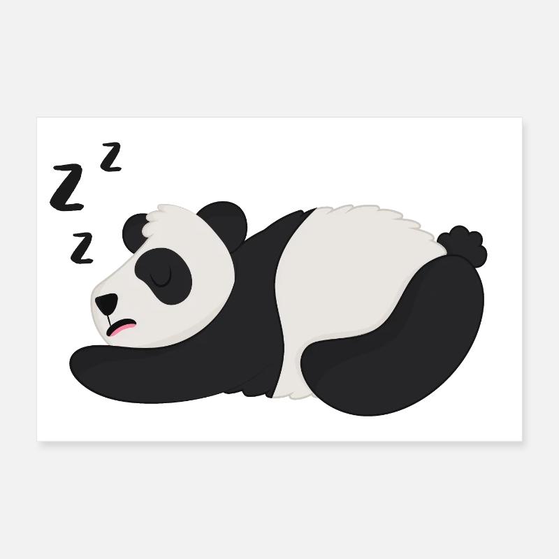 Panda Panda Bear Poster 12" x 8" (30x20 cm)
