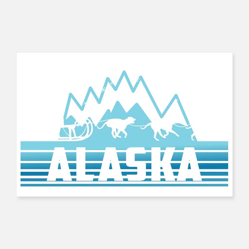 Alaska Poster 30x20 cm