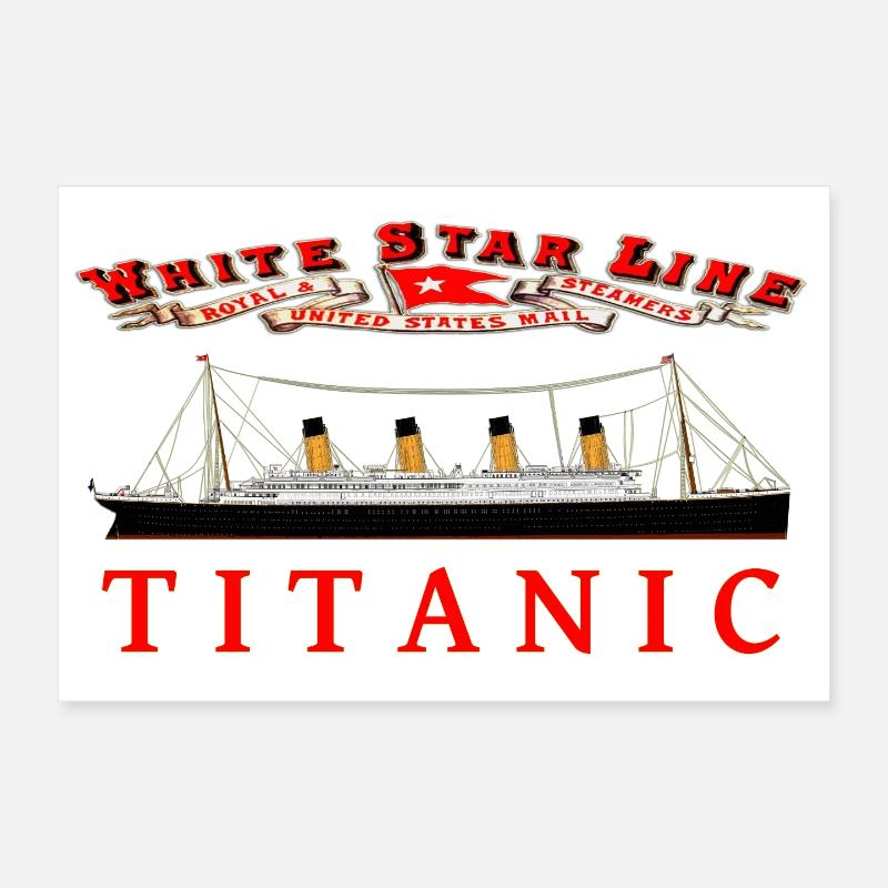 TITANIC création Louis RUNEMBERG © Adagp Poster 30 x 20 cm