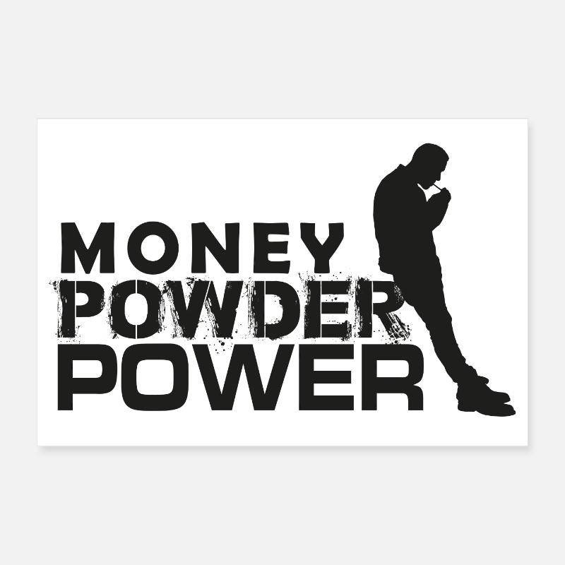 MPP noir - Poster 30 x 20 cm - blanc
