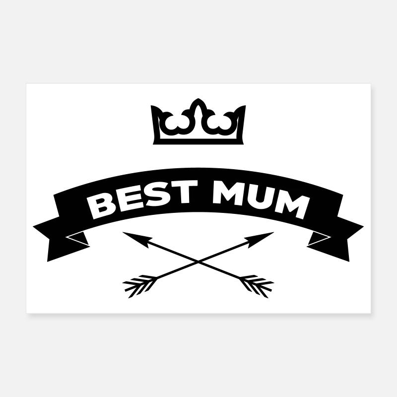 Beste Mama - Muttertag Poster 30x20 cm