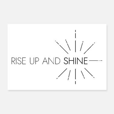 ALZATI E RISPLENDI Poster 30x20 cm