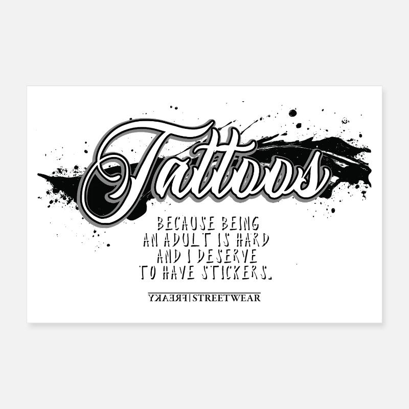 Tattoos Poster 30x20 cm