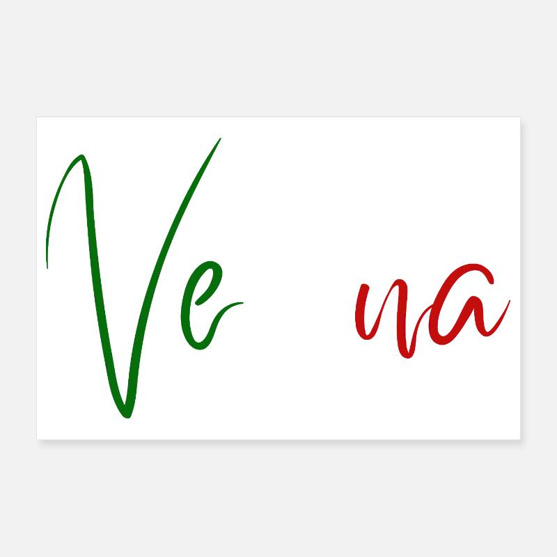 Amo Verona, design minimaliste élégant Poster 30 x 20 cm