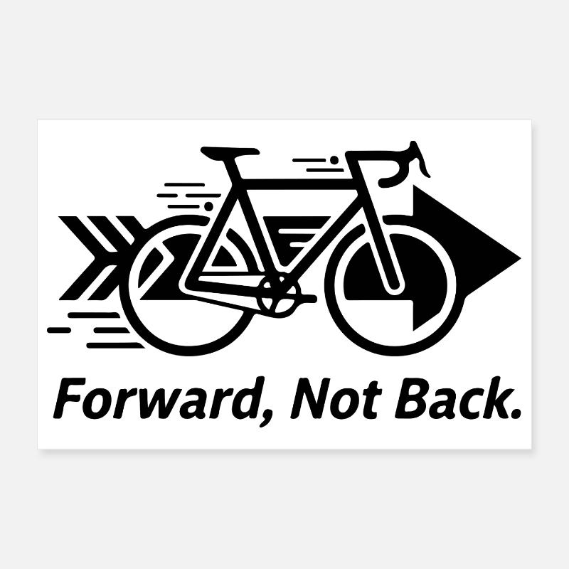 Midnight Noir Silhouette Pattern Poster 12" x 8" (30x20 cm)