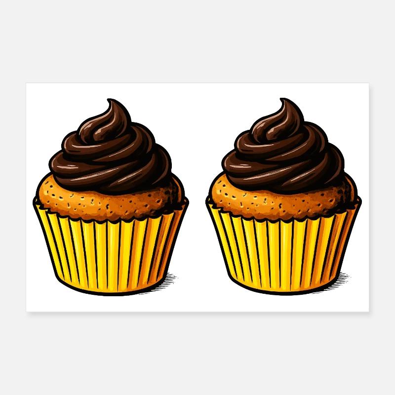 Délice du cupcake Poster 30 x 20 cm