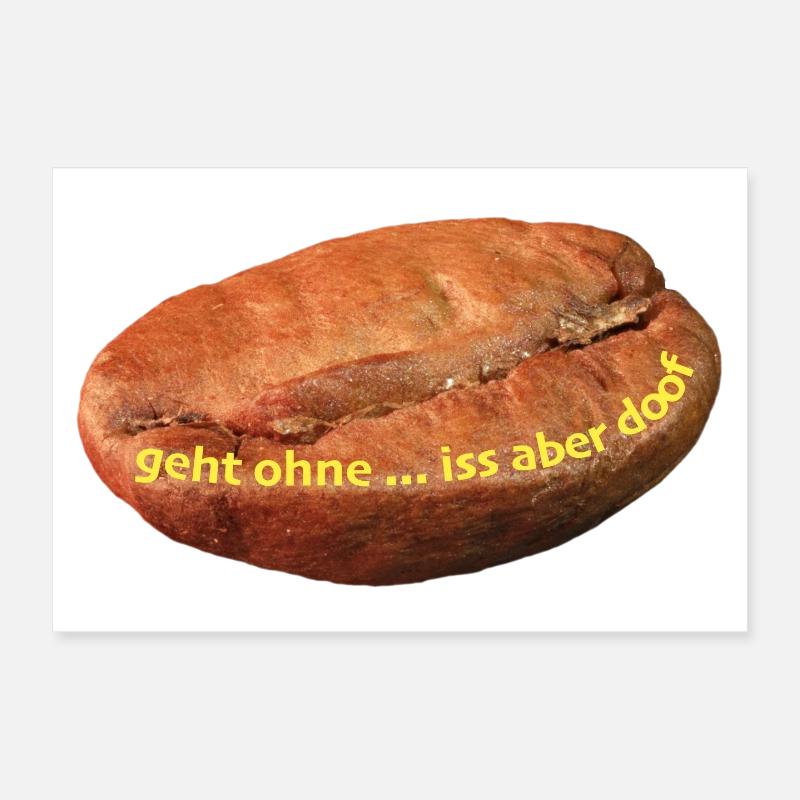 Grain de café Poster 30 x 20 cm