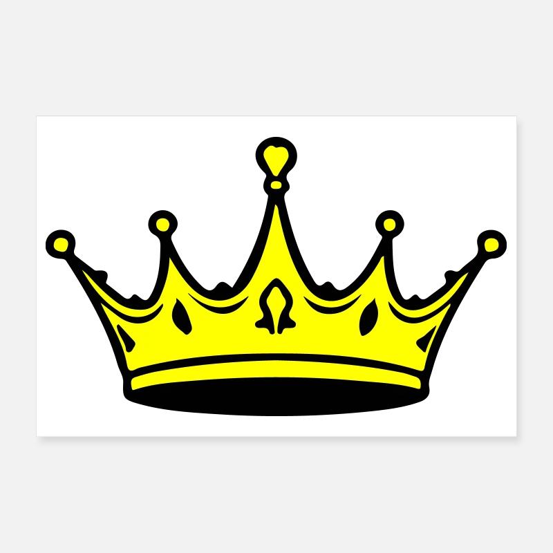 Roi royal de la couronne Poster 30 x 20 cm