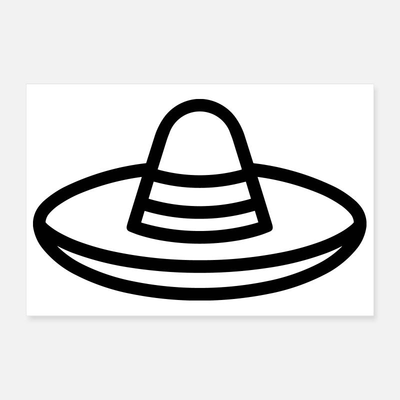 sombrero Poster 30 x 20 cm