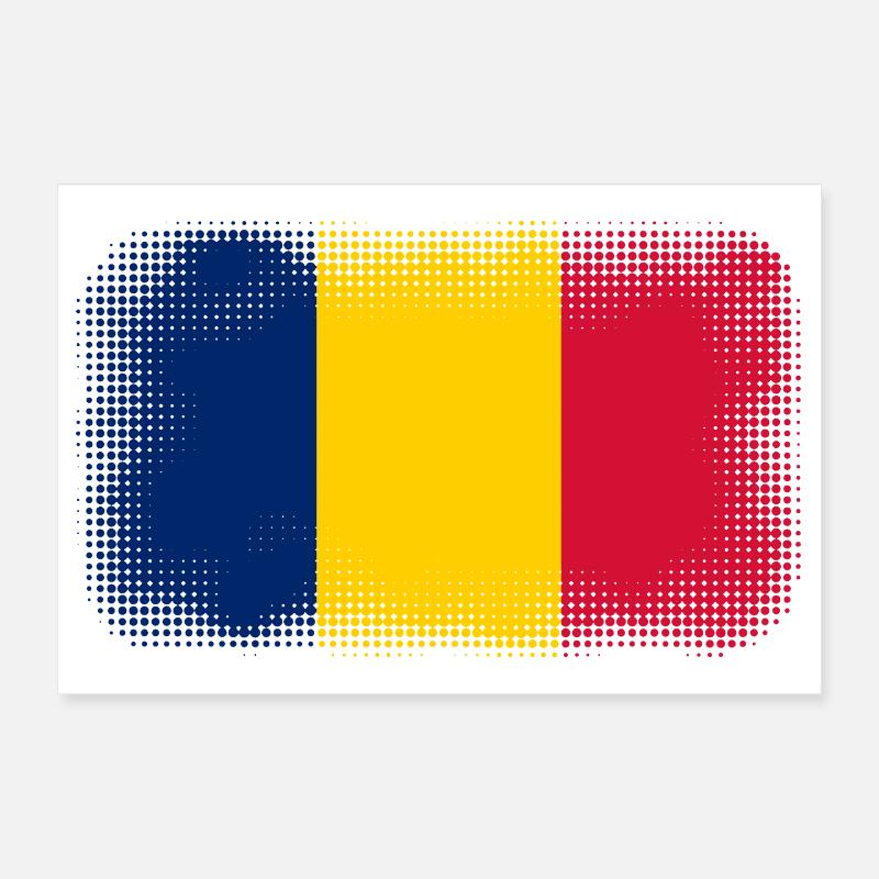 Land Tschad Poster 30x20 cm