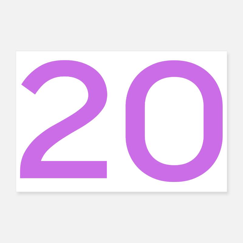 20 Poster 12" x 8" (30x20 cm)