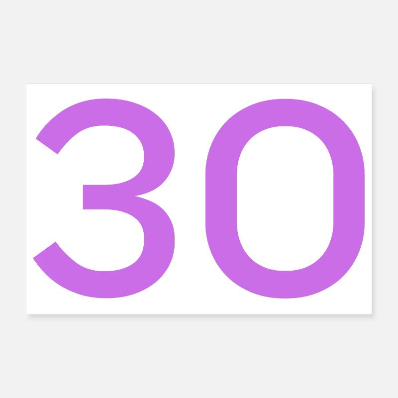 30 Poster 30 x 20 cm