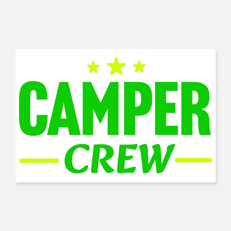 Camper Crew Poster 30x20 cm