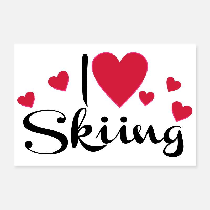 Ski Poster 30 x 20 cm