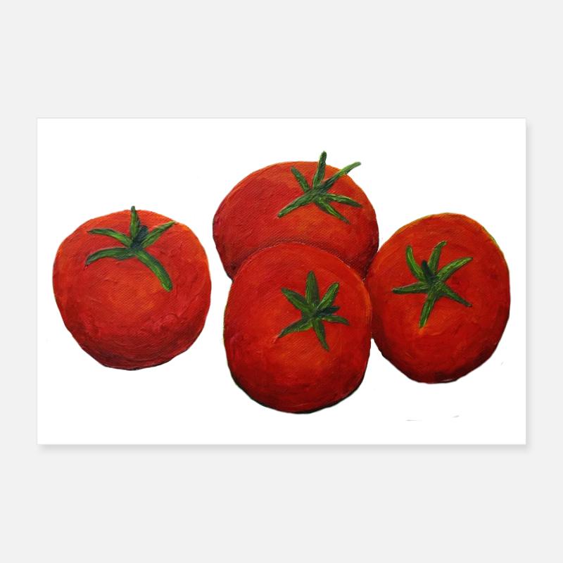 Tomatoes Poster 12" x 8" (30x20 cm)