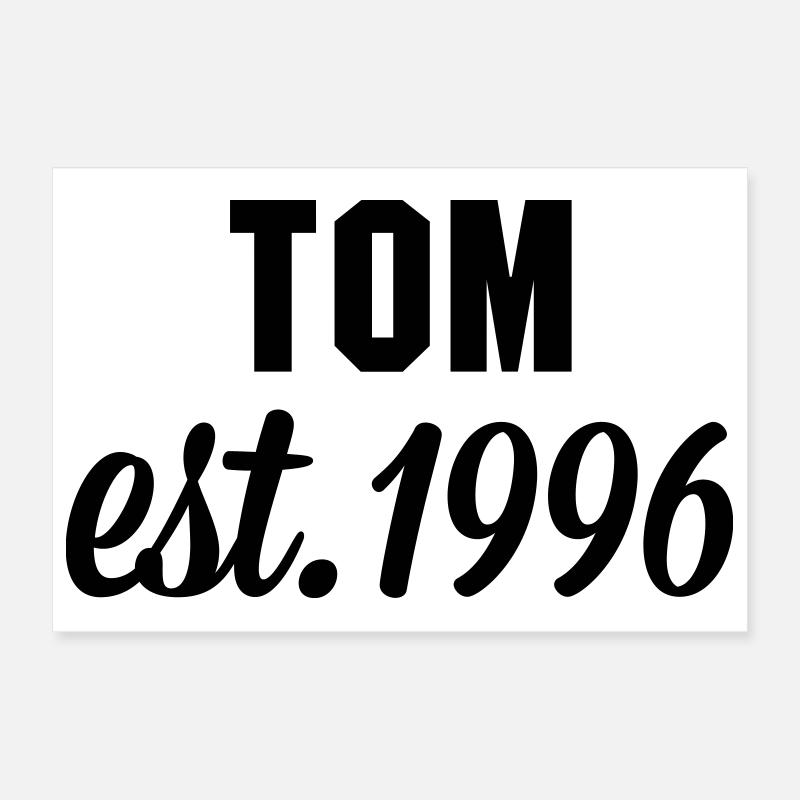 Tom est 1996 Poster 30x20 cm