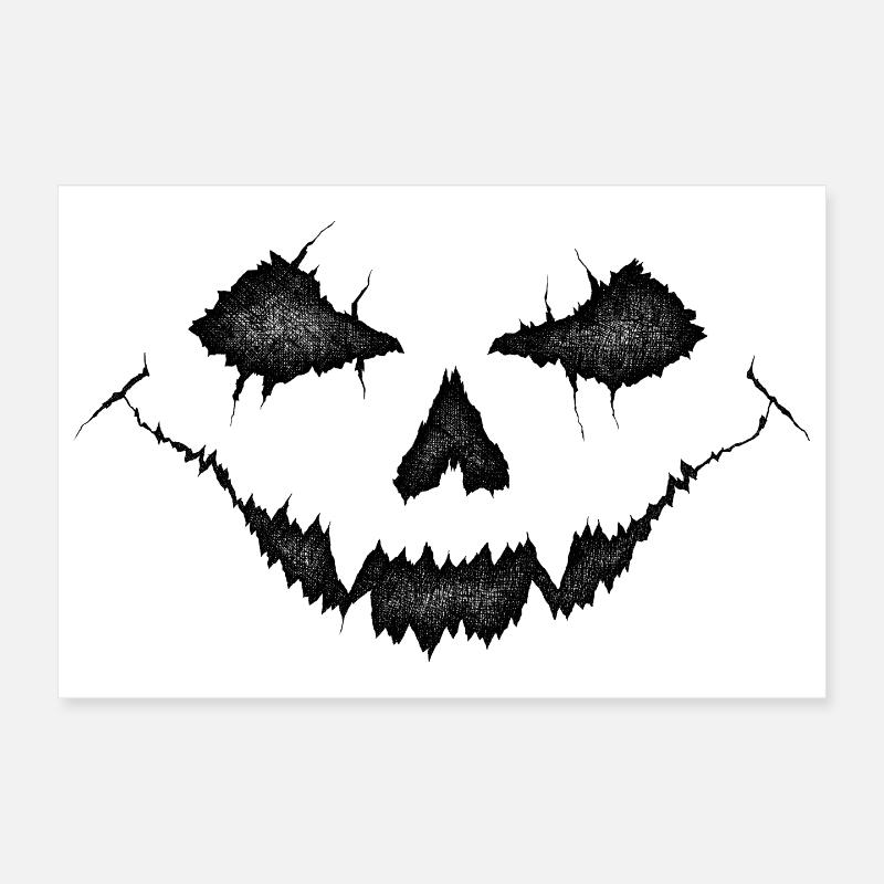 Monster Fratze Poster 30x20 cm