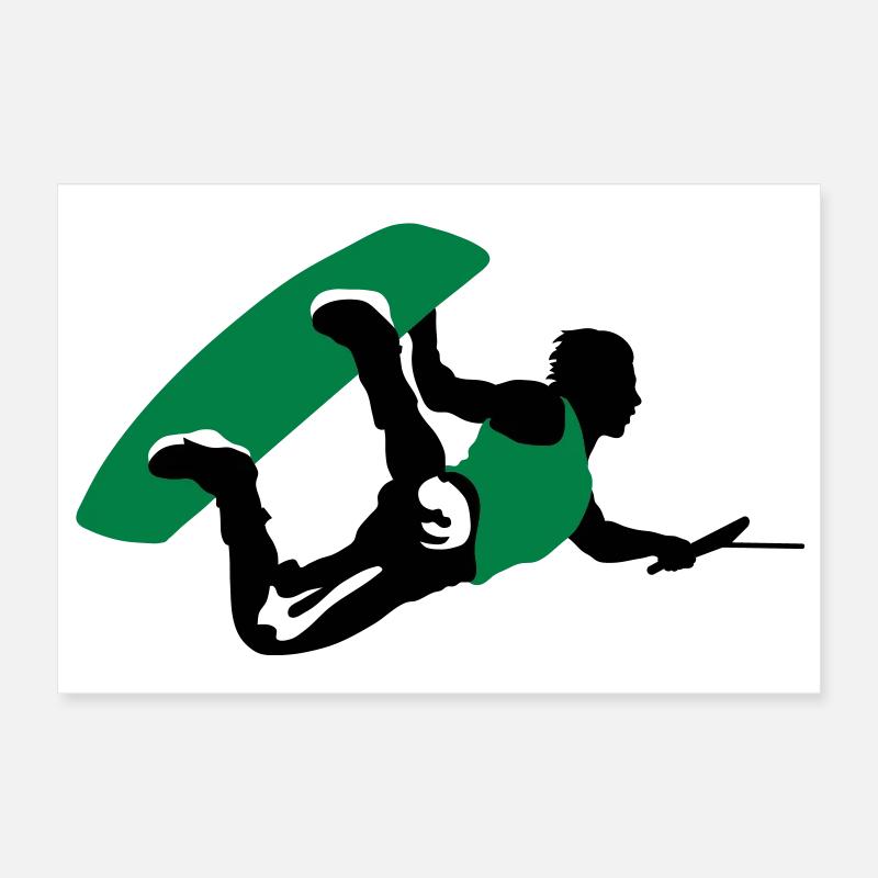 Wakeboarding Poster 12" x 8" (30x20 cm)