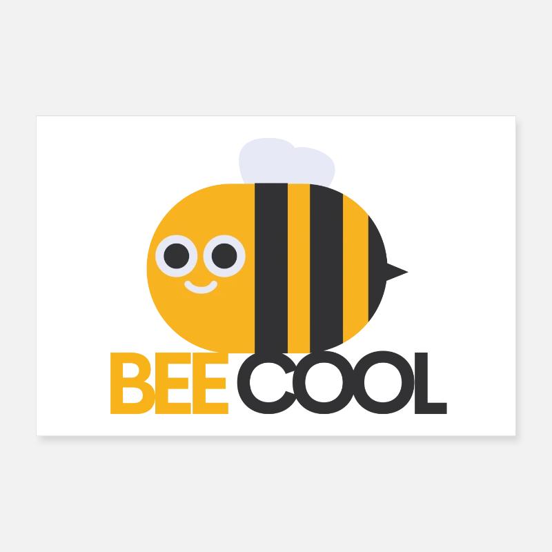 Bee Cool Chef Bee Poster 30x20 cm
